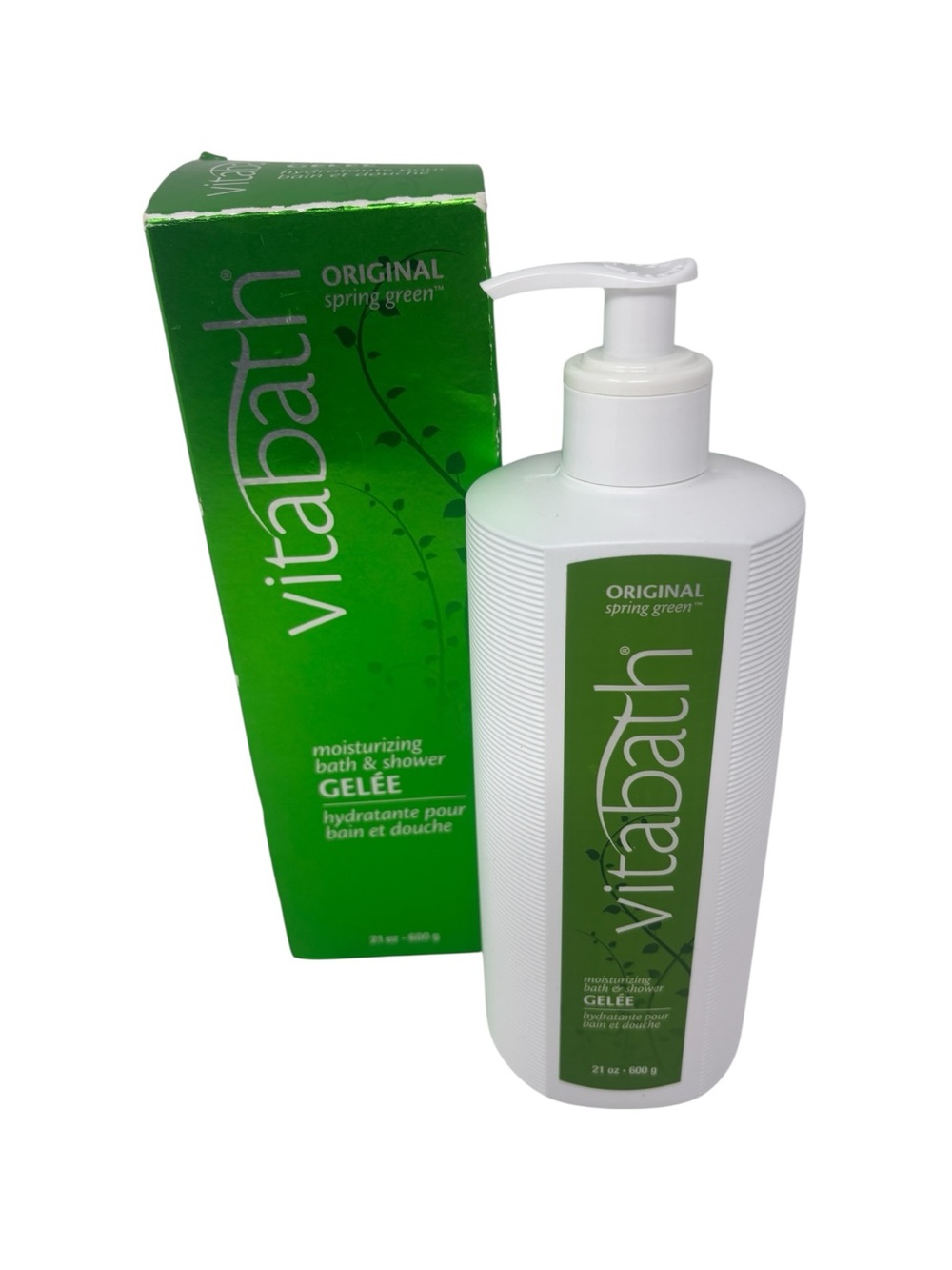 Vitabath Original Spring Green Moisturizing Bath & Shower Gelee 21oz 600g